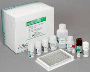 Imagen: El ELISA Detect IgM Capture para el virus del dengue (DENV) (Fotografía cortesía de Inbios).